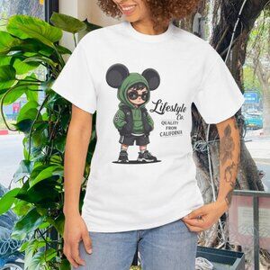 Trendy Graphic Tee Lifestyle Co Unisex Cotton T-Shirt